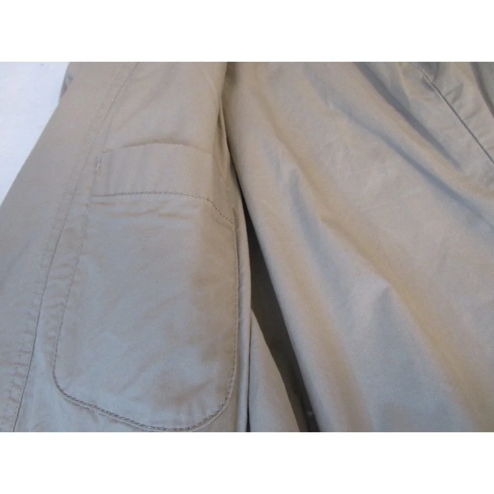 Banana Republic Mens Khaki Tan  100% Cotton Patch Pocket‎ Blazer Sz 42R
